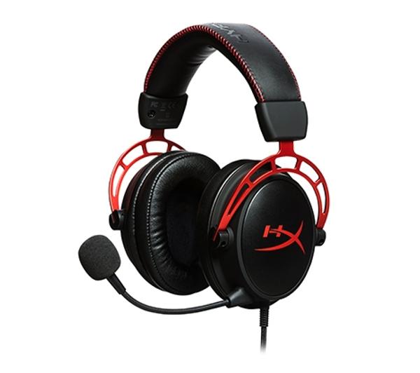 Słuchawki przewodowe z mikrofonem HyperX Cloud Alpha HX-HSCA-RD/EM Nauszne Czarno-czerwony