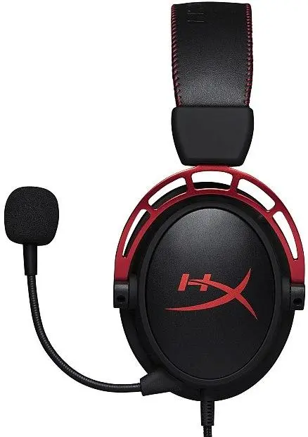 Słuchawki przewodowe z mikrofonem HyperX Cloud Alpha HX-HSCA-RD/EM Nauszne Czarno-czerwony