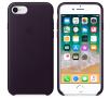 Apple Leather Case iPhone 8/7 MQHD2ZM/A (oberżyna)