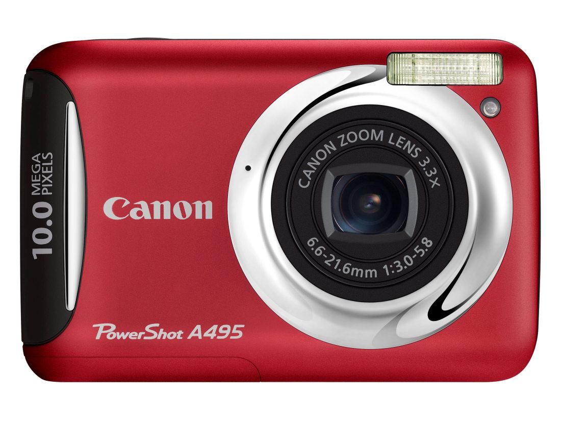 Canon PowerShot A495 (czerwony)