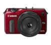 Canon EOS M + 22 mm f/2 STM (czerwony)