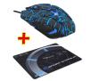 Myszka E-BLUE Auroza Gaming EMS639B (czarna) + podkładka