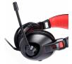 Słuchawki przewodowe z mikrofonem E-BLUE Conqueror EHS011BK Nauszne Czarno-czerwony
