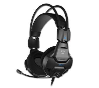 Słuchawki przewodowe z mikrofonem E-BLUE Cobra HS EHS926BKAA-IY Nauszne Czarny