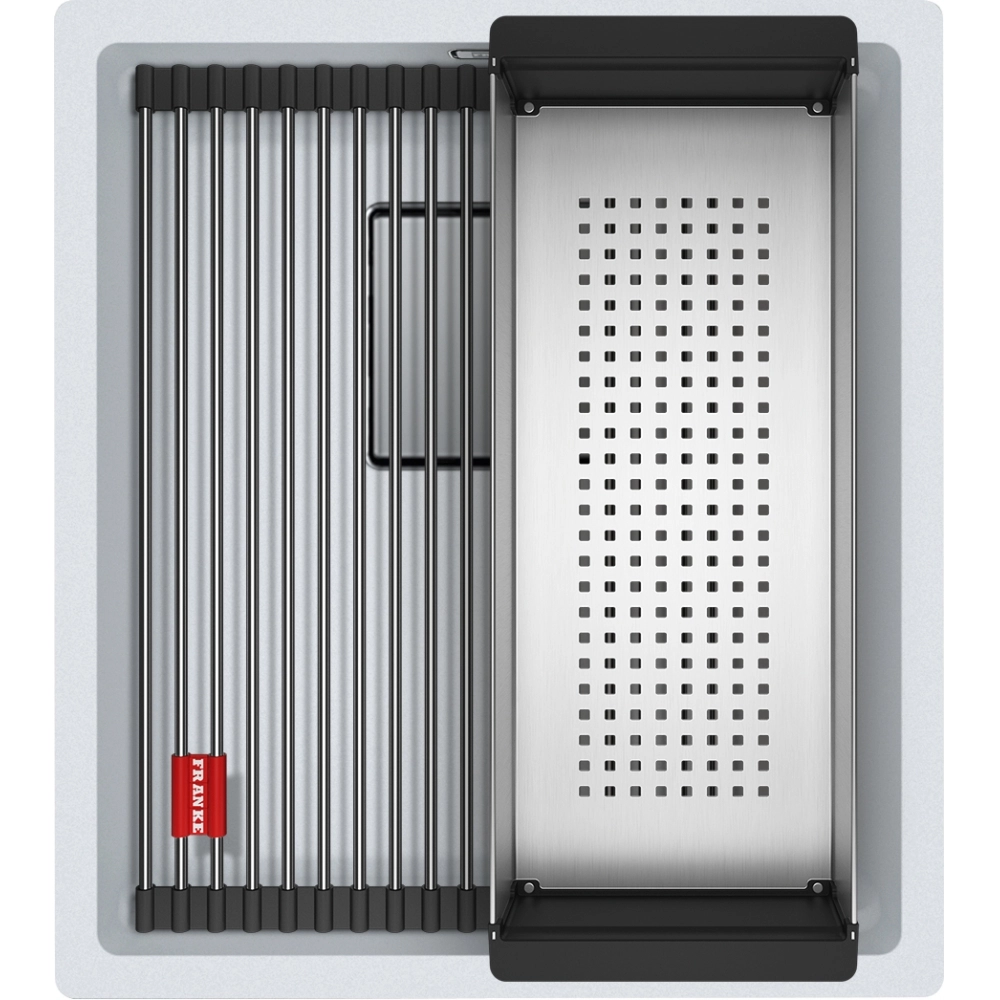 Zlewozmywak Franke Kanon KNG 110-37 Granitowy Biały polarny