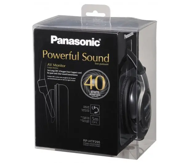 фото Навушники без мікрофону Panasonic RP-HTF295E-K