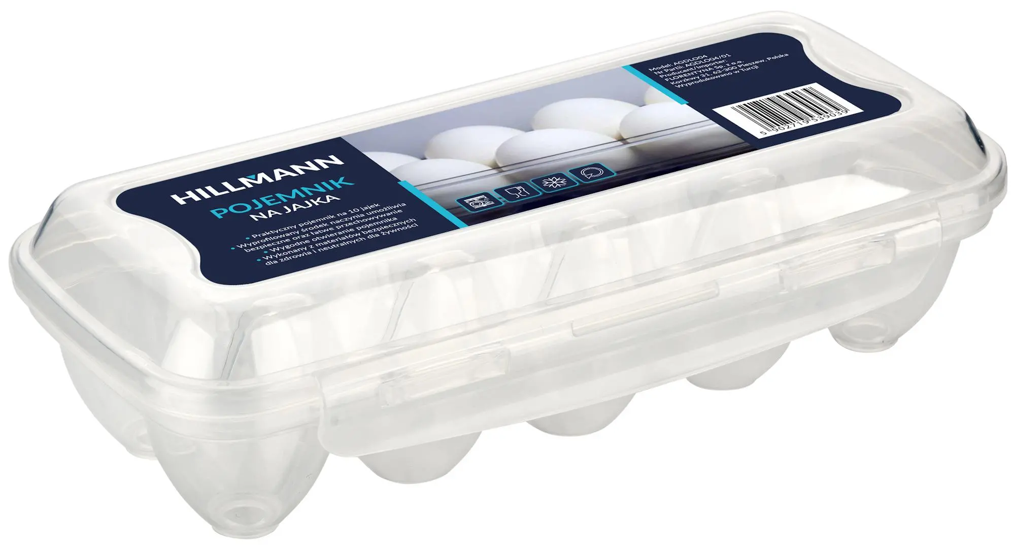 Pojemnik na jajka HILLMANN AGDLO04