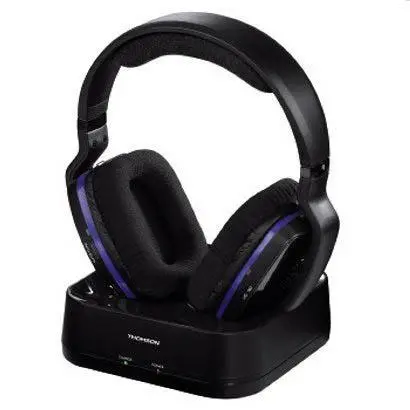 Słuchawki bezprzewodowe Thomson WHP 3311 RF Nauszne Czarny