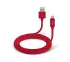 Kabel SBS TECABLPOLOTYPECR USB typ C silikon POLO 1m Czerwony