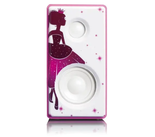 Lenco MC-020 10W Radio FM Biało-różowy - Kup na Raty - RRSO 0%