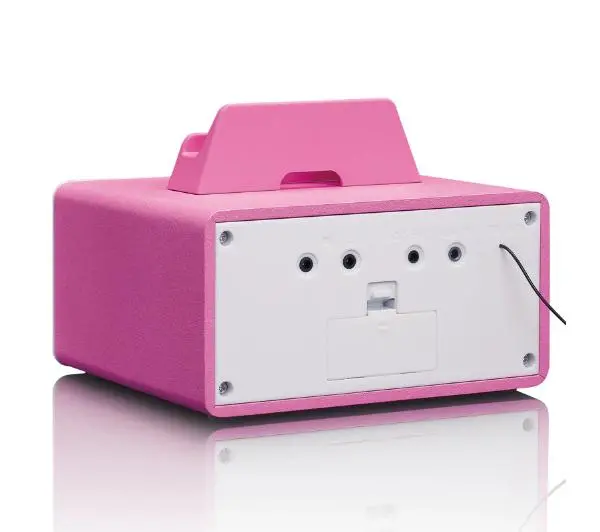 Lenco MC-020 10W Radio FM Biało-różowy - Kup na Raty - RRSO 0%