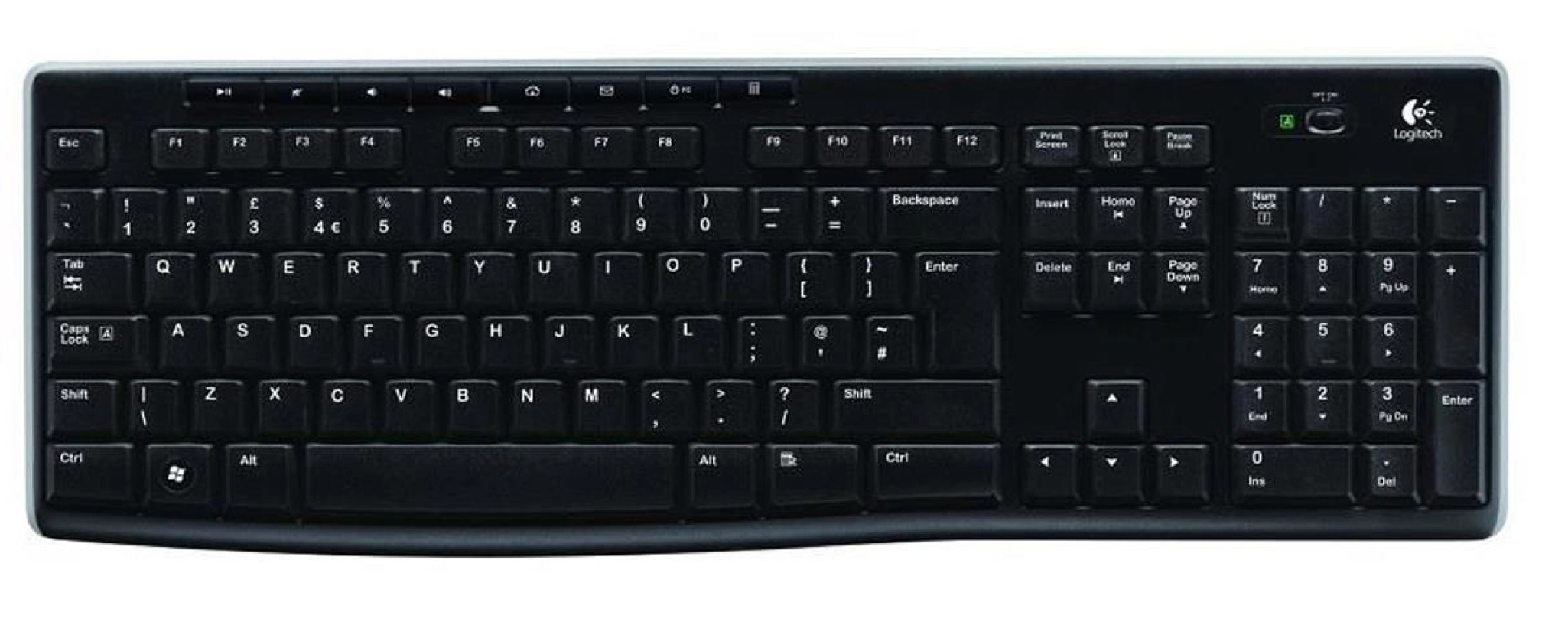 Klawiatura Logitech K270 Czarny