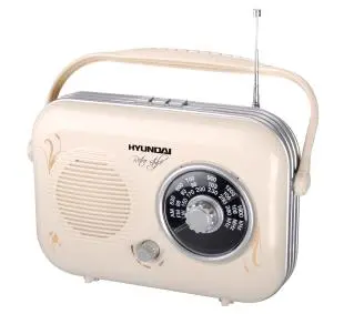 Hyundai Retro PR 100B Radio FM Beżowy