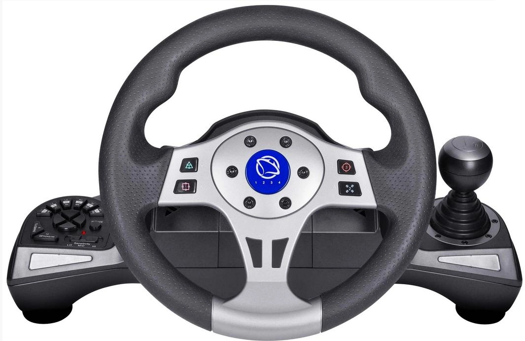 Kierownica Manta MSW634 z pedałami do PS4, PS3, PC, Xbox