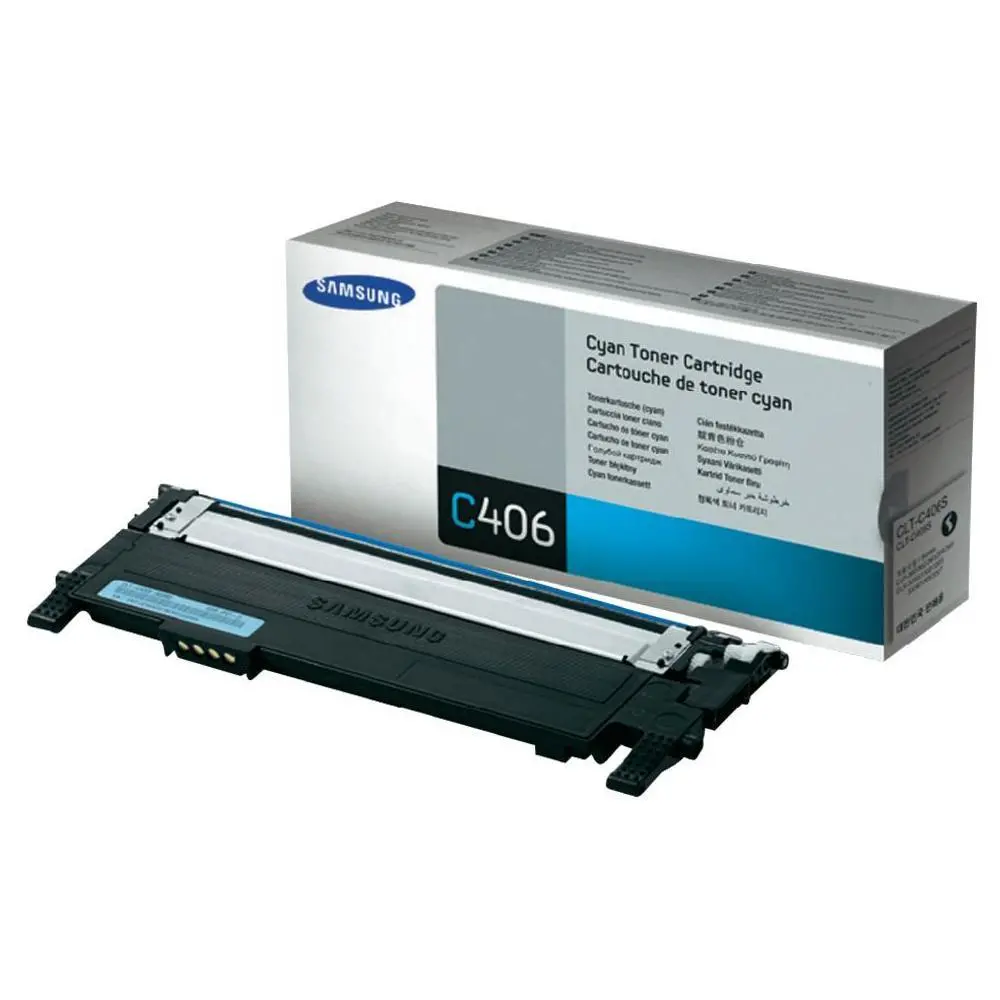 Toner Samsung CLT-C406S Błękitny