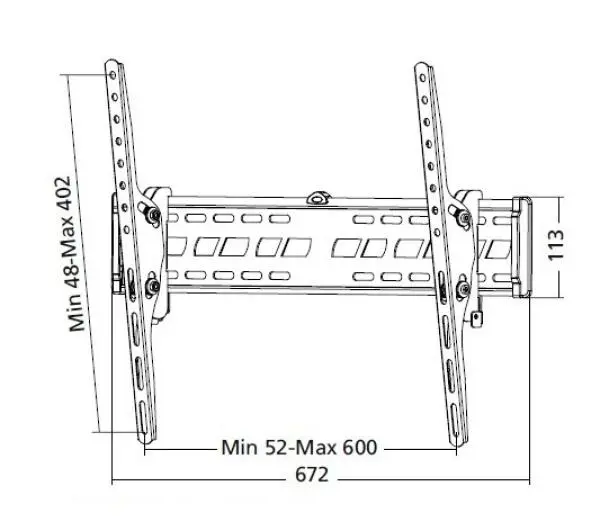 Techlink TWM601 od 37" do 86" Max 50kg
