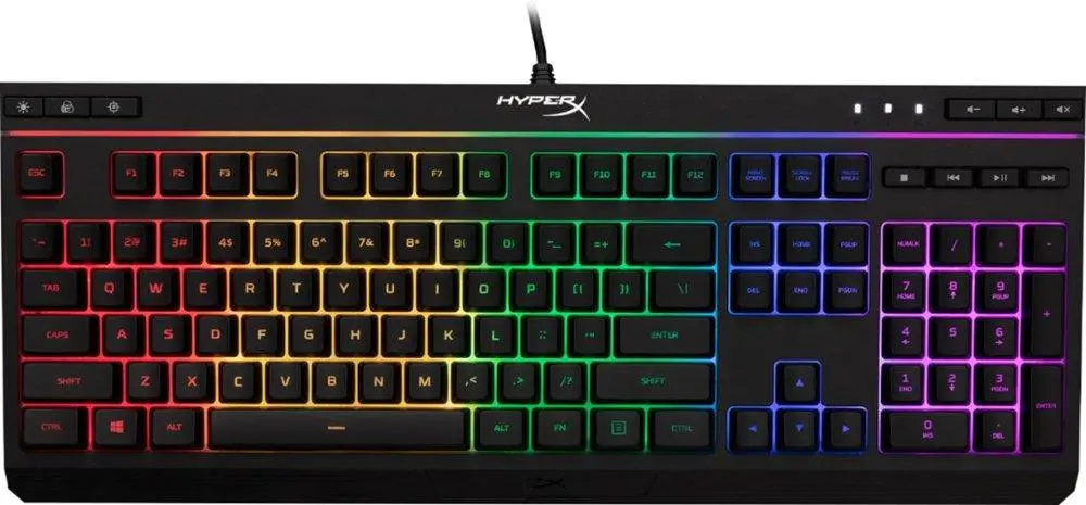Klawiatura membranowa HyperX Alloy Core RGB Czarny