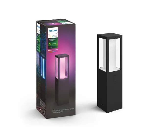 Inteligentne oświetlenie - Philips Hue Outdoor Pedestal Light Black 17431/30/P7