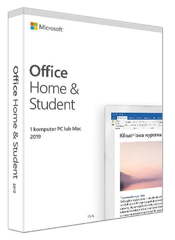 Program Microsoft Office Home & Student 2019 Box