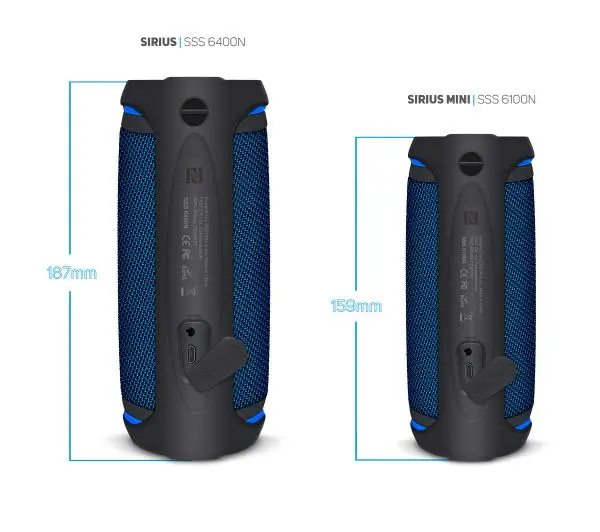 Sencor Sirius SSS 6400N NFC 30W Niebieski