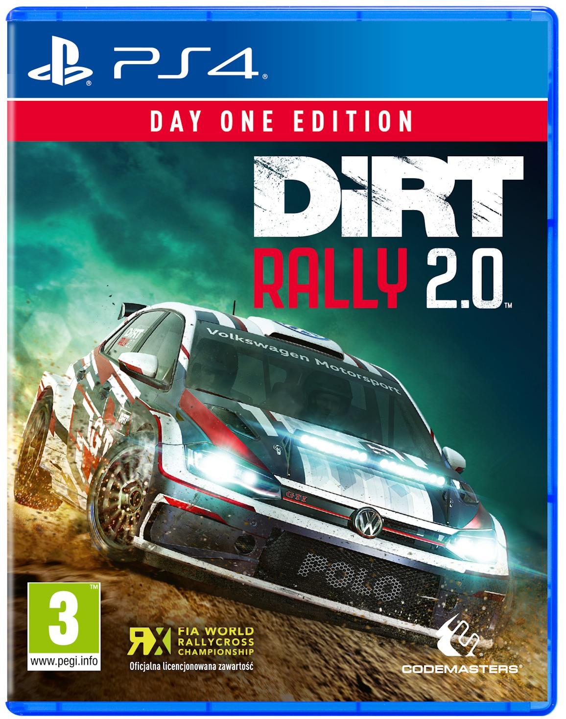 DiRT Rally 2.0 - Edycja Day One Gra na PS4 (Kompatybilna z PS5)