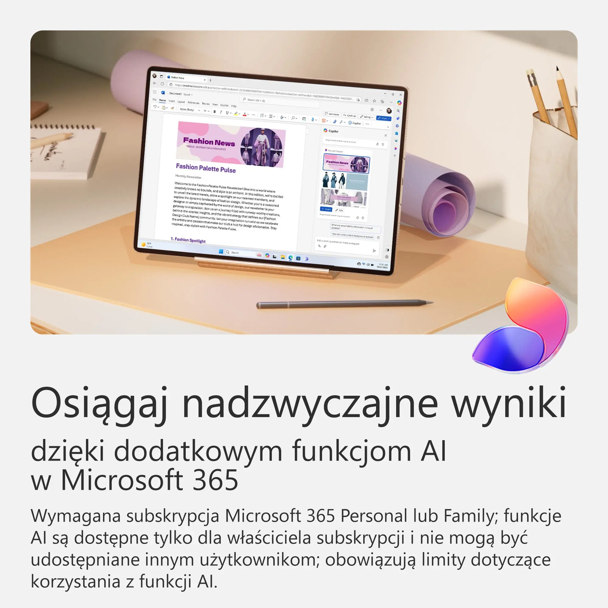 Program Microsoft 365 Personal PL Kod aktywacyjny