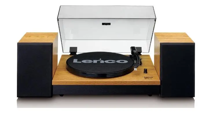 Gramofon Lenco LS-300WD Półutomatyczny Napęd paskowy Przedwzmacniacz Bluetooth Drewno + głośniki