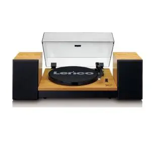 Lenco LS-300WD Półutomatyczny Napęd paskowy Przedwzmacniacz Bluetooth Drewno + głośniki - Kup na Raty - RRSO 0%