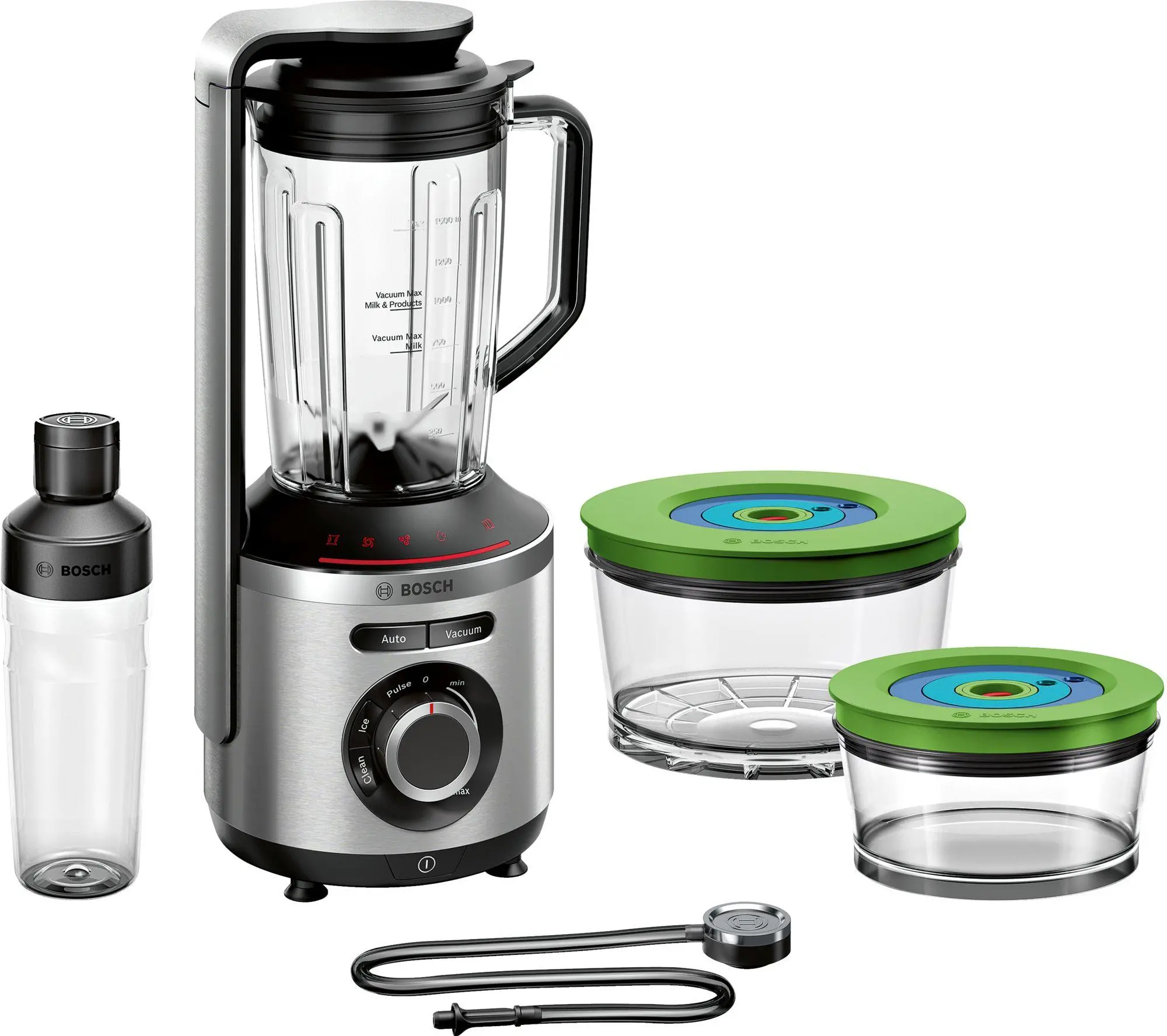 Multiblender Bosch VitaPower Serie 8 2in1 MMBV625M 1,5l Butelka 2 pojemniki próżniowe