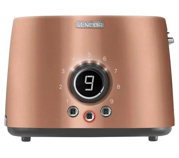 Sencor STS 6056GD Ruszt do bułek Rozmrażanie 1000W