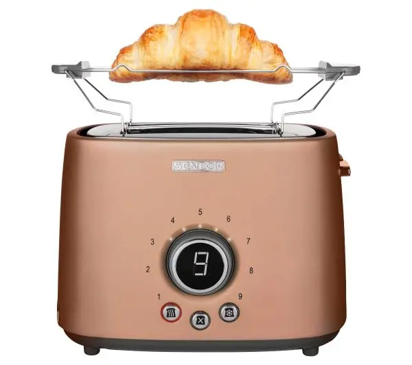 Sencor STS 6056GD Ruszt do bułek Rozmrażanie 1000W