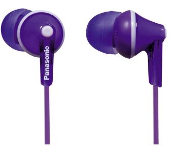 Słuchawki przewodowe Panasonic RP-HJE125E-V Dokanałowe Fioletowy
