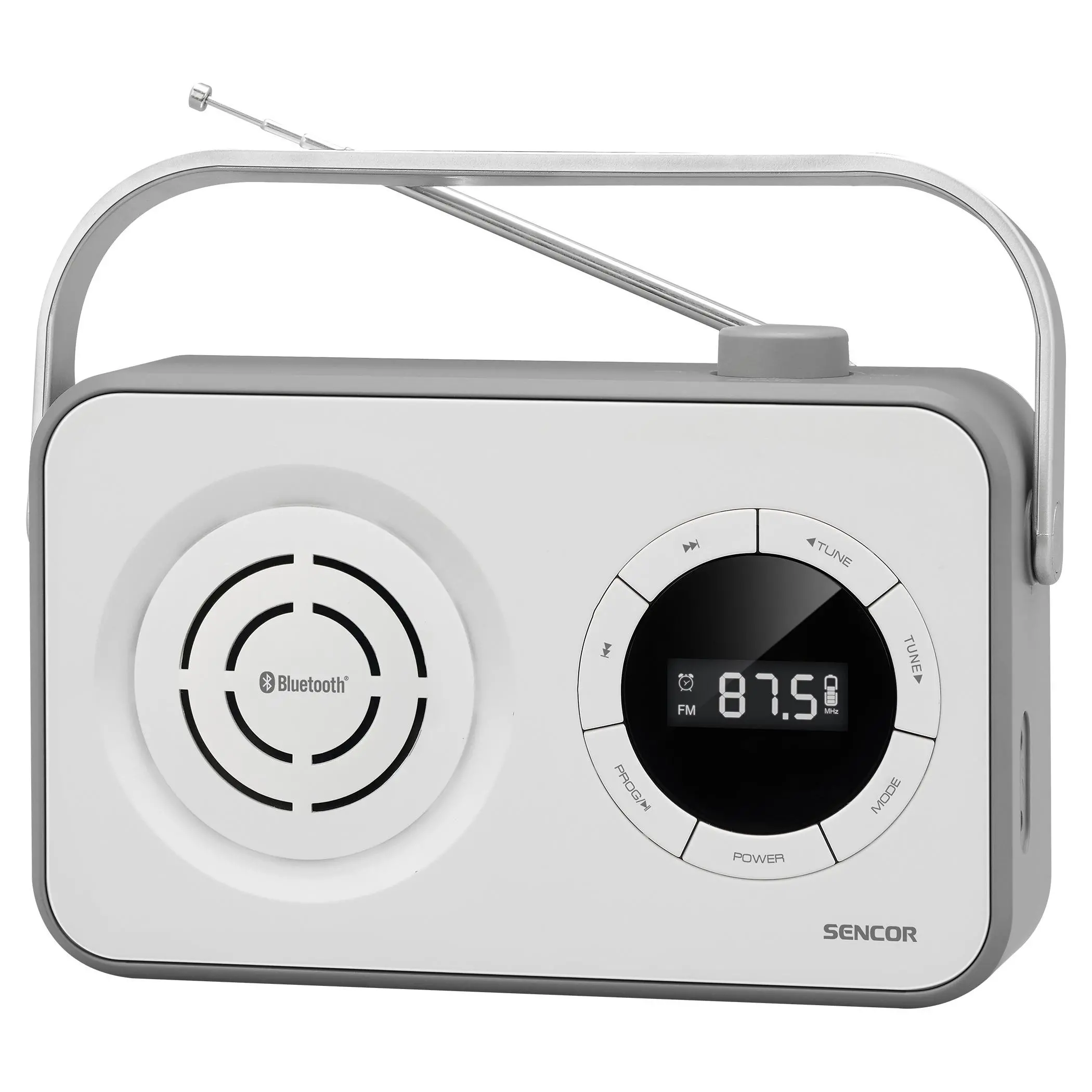 Radioodbiornik Sencor SRD 3200 W Radio FM Bluetooth Biały