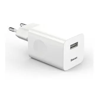 Ładowarka sieciowa Baseus QC 3.0 USB Biały 24W