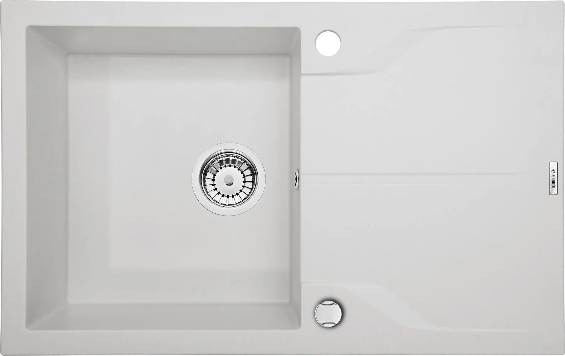 Zlewozmywak Deante Andante ZQN A11F Granitowy Alabaster