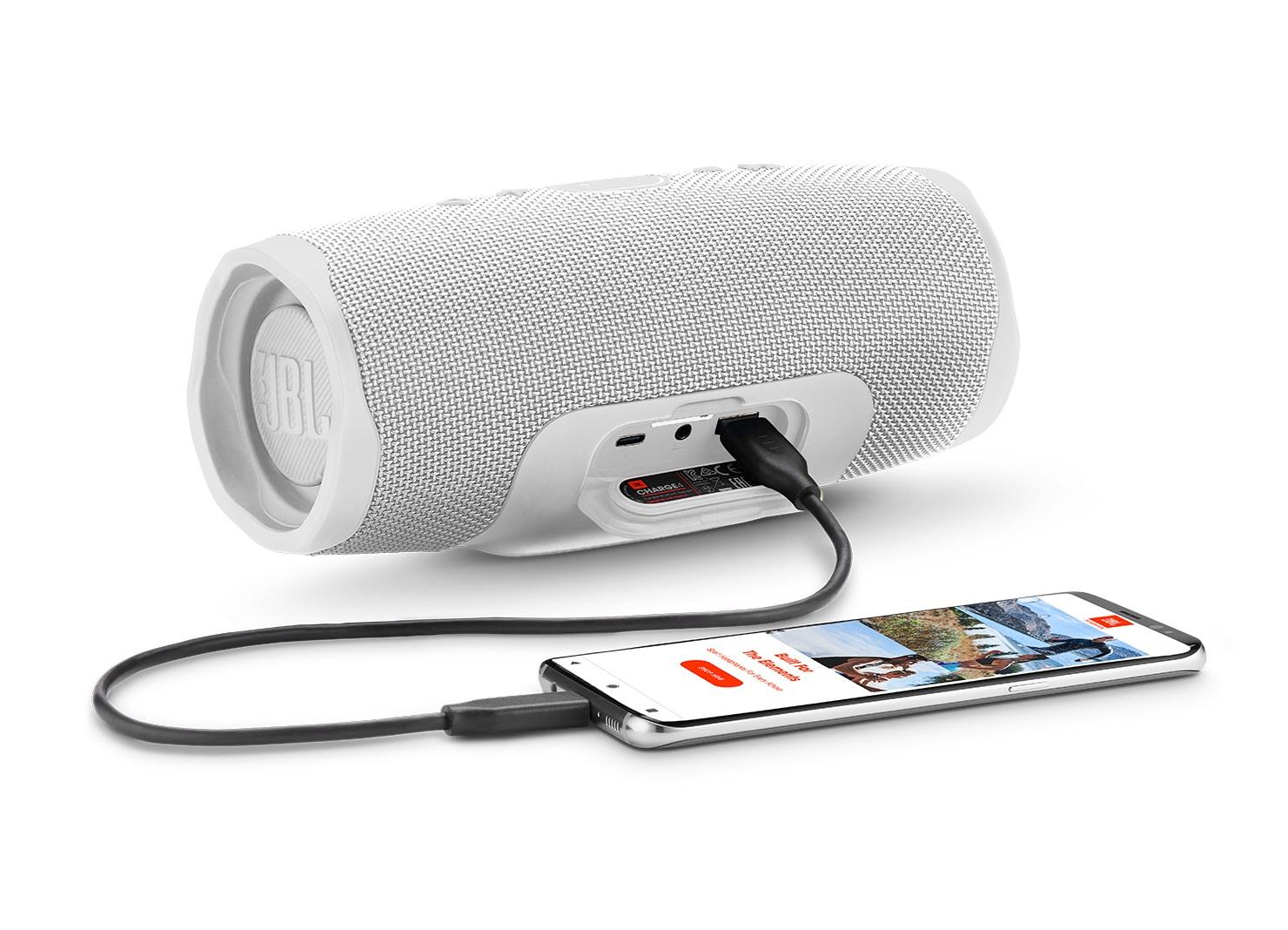 アンプ JBL CHARGE 4 WHITE JBL Charge 4 (biały) - Dobra cena, Opinie w Sklepie RTV EURO AGD