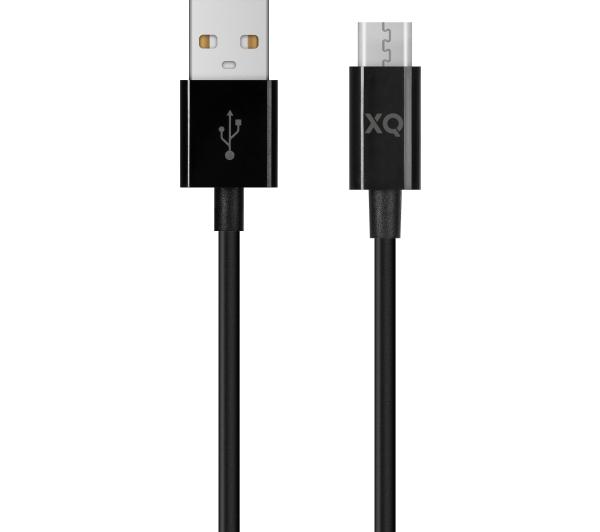 Zdjęcia - Kabel Xqisit USB-A do microUSB 1,5 m Czarny 