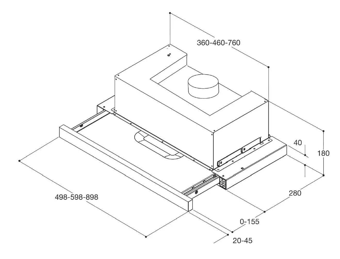 фото Витяжка телескопічна Whirlpool AKR 5390/1 IX 3