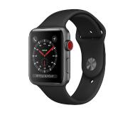 Smartwatch Apple Watch Series 3 38 mm GPS + Cellular Sport Czarny - Opinie,  Cena - RTV EURO AGD