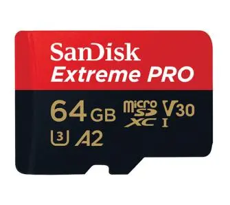 Karta pamięci SanDisk Extreme Pro microSDXC 64GB 170/90 MB/s A2 V30 U3