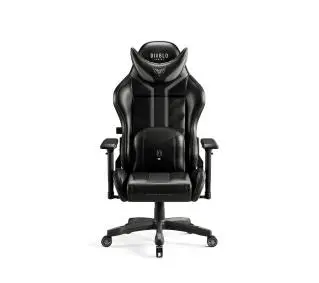 Diablo Chairs X-Ray 2.0 Normal Size Gamingowy do 136kg Skóra ECO Czarno-szary - Kup na Raty - RRSO 0%