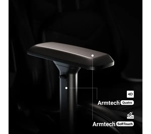Diablo Chairs X-Ray 2.0 Normal Size Gamingowy do 136kg Skóra ECO Czarno-szary - Kup na Raty - RRSO 0%