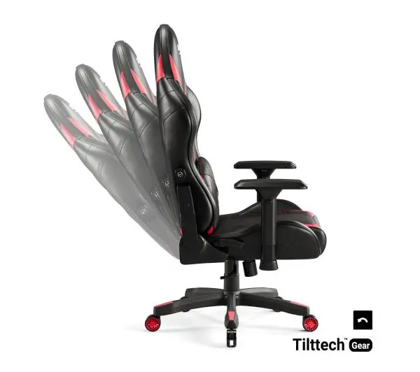 Diablo Chairs X-Ray 2.0 Normal Size Gamingowy do 136kg Skóra ECO Czarno-czerwony - Kup na Raty - RRSO 0%
