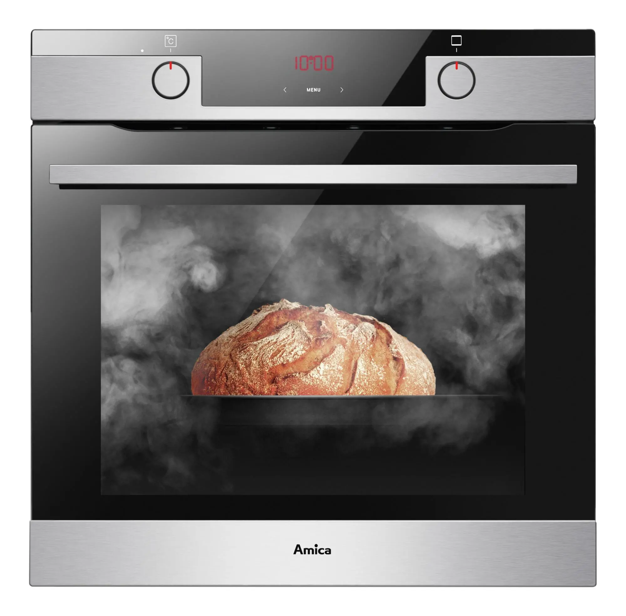 Piekarnik elektryczny parowy Amica ED37619X X-Type Steam Termoobieg Srebrno-czarny