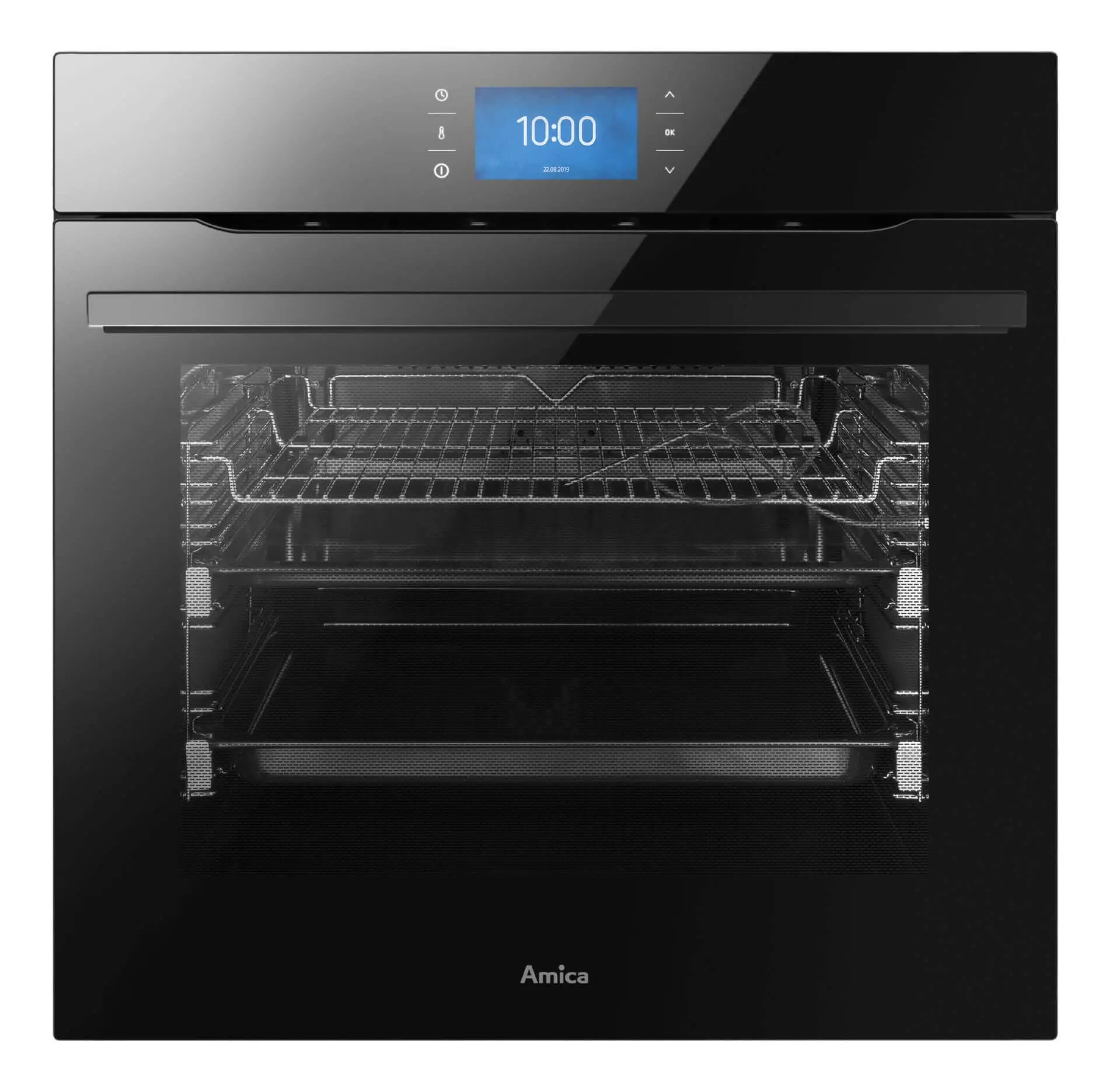 Piekarnik elektryczny Amica ED87689BA+ X-Type OpenUP Termoobieg Termosonda Zdalne sterowanie Czarny