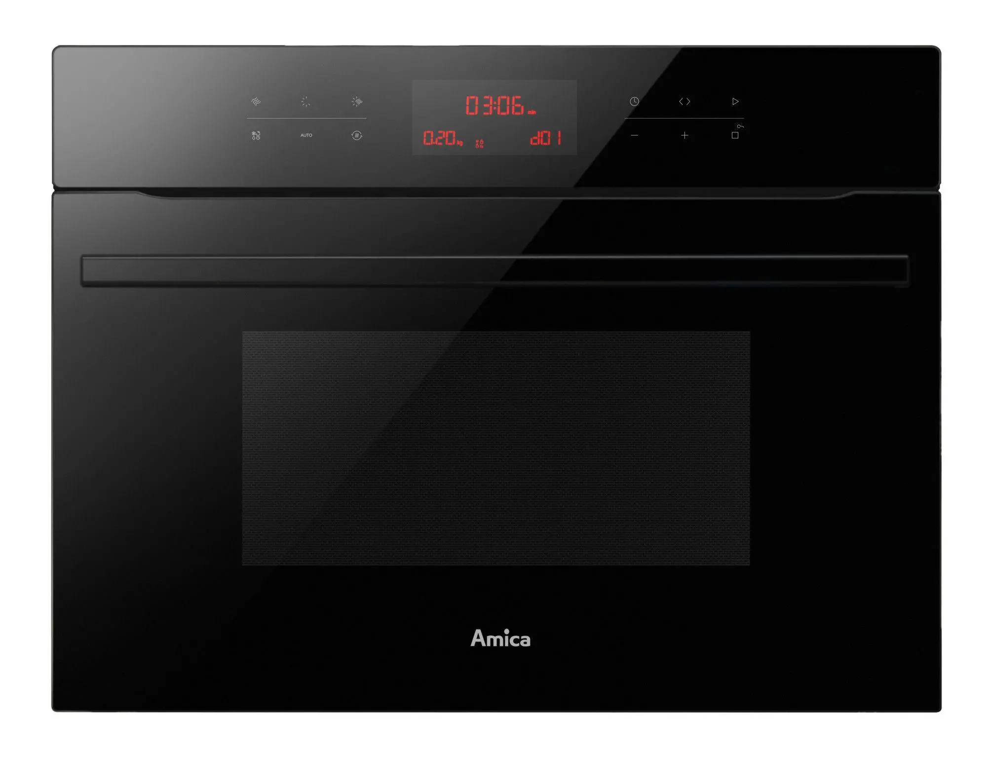 Piekarnik z mikrofalą Amica AMMB44E2GCB X-Type Termoobieg Czarny