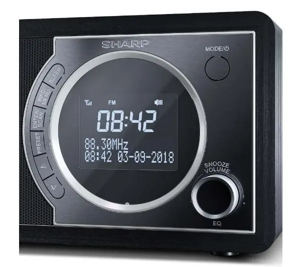Sharp DR-450 Radio FM DAB+ Bluetooth Czarny