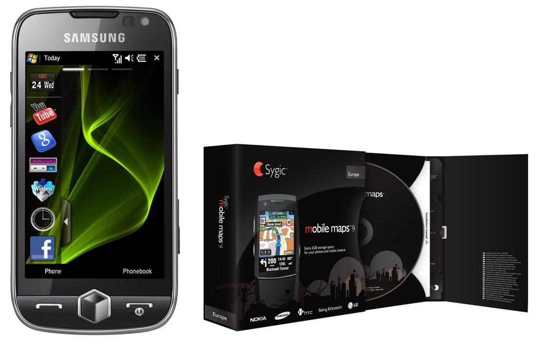 Samsung Omnia II GT-i8000 + Sygic Mobile Maps 9 Europa