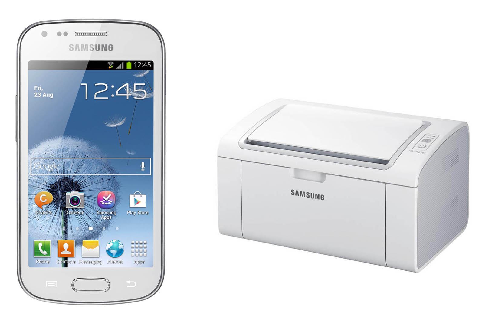 Samsung Galaxy Trend GT-S7560 (biały) + drukarka ML-2165W