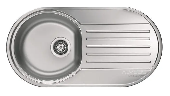 Zlewozmywak Alveus Form 40 1060001 Stalowy Satyna